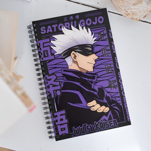 Satoru Gojo jujutsu kaisen Spiral notebook